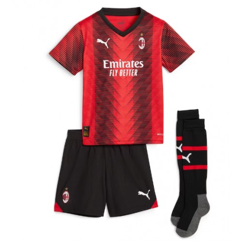AC Milan Zlatan Ibrahimovic #11 Hjemmedraktsett Barn 2023-24 Kortermet (+ Korte bukser) AC Milan Zlatan Ibrahimovic #11 Hjemmedraktsett Barn 2023-24 Kortermet (+ Korte bukser)